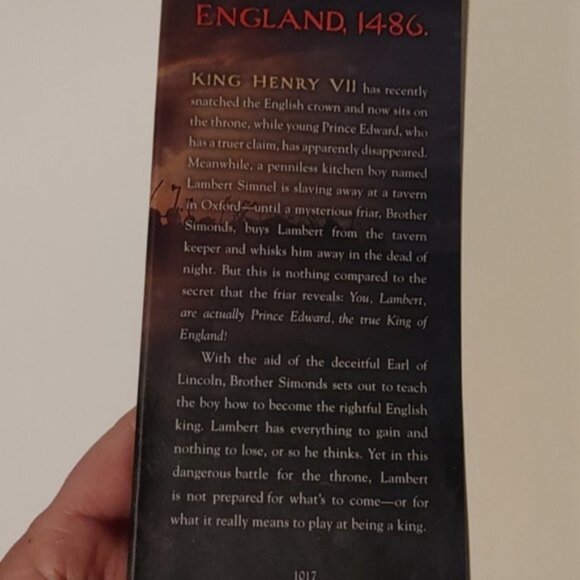 3/$13 The Player King by Avi children hardcover chapter book 2017 - Picture 5 of 8